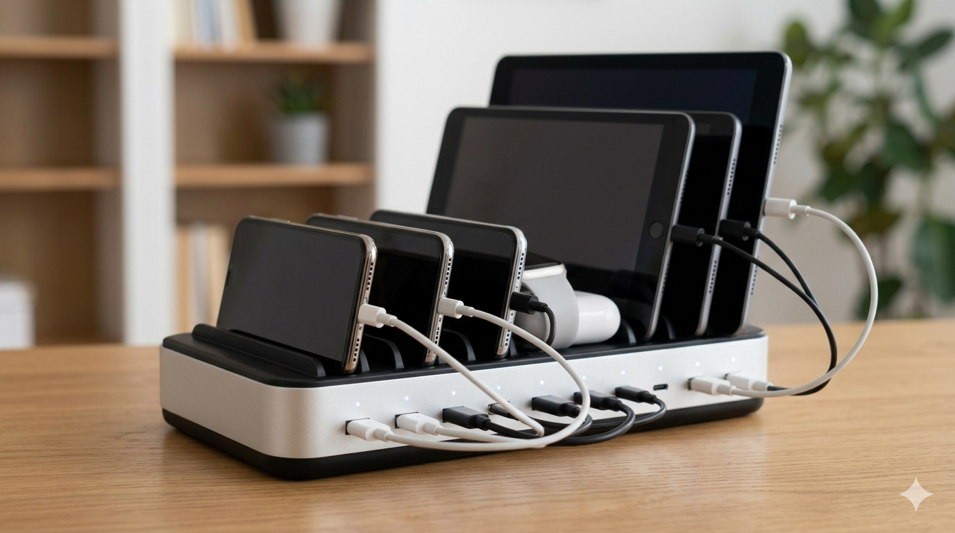 60W Charging Station for Multiple Devices