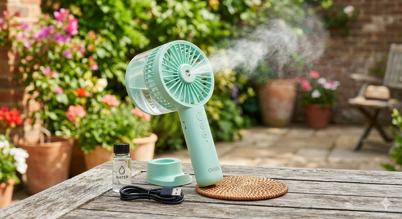 Portable Handheld Misting Fan