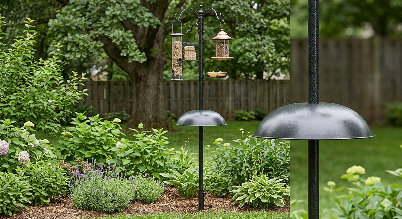 92 inch Bird Feeder Pole Squirrel Proof