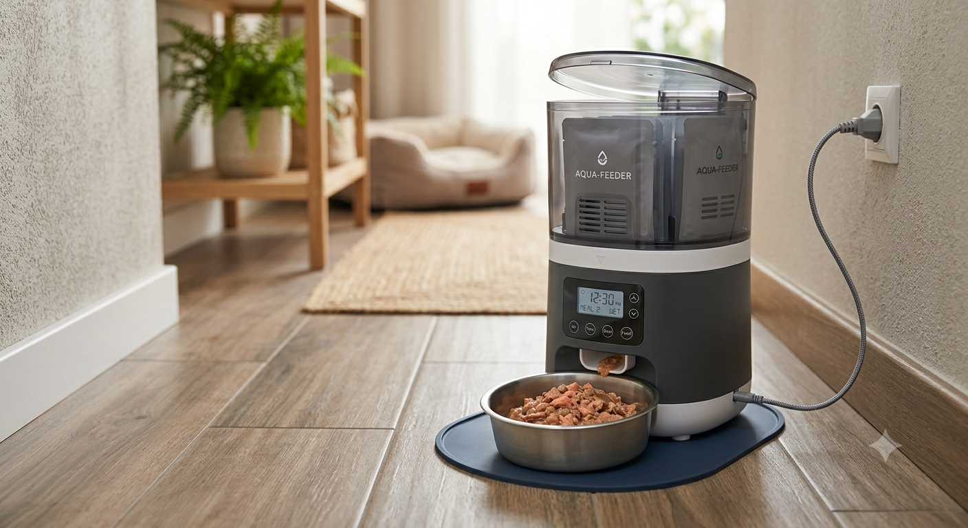 Automatic Cat Feeder Wet Food