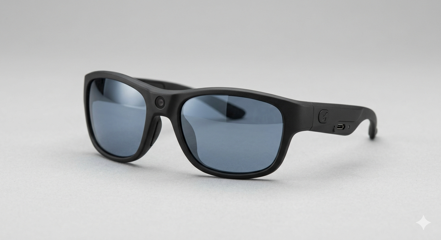 Ultra-Thin Lightweight Sports Camera Sunglasses