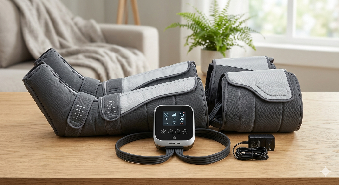 Leg Compression Massager for Circulation and Pain Relief