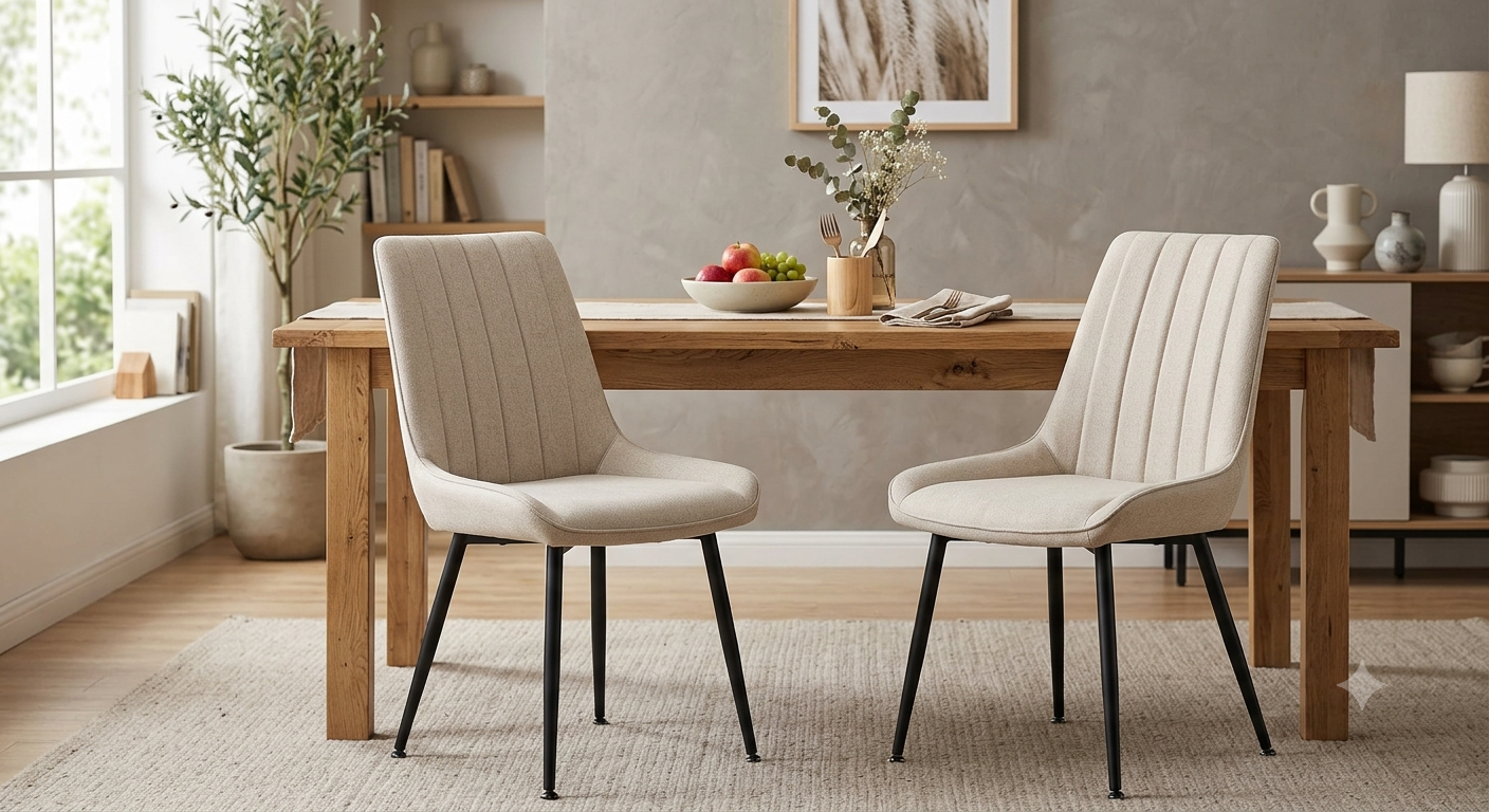 COLAMY Modern Dining Chairs Set of 2