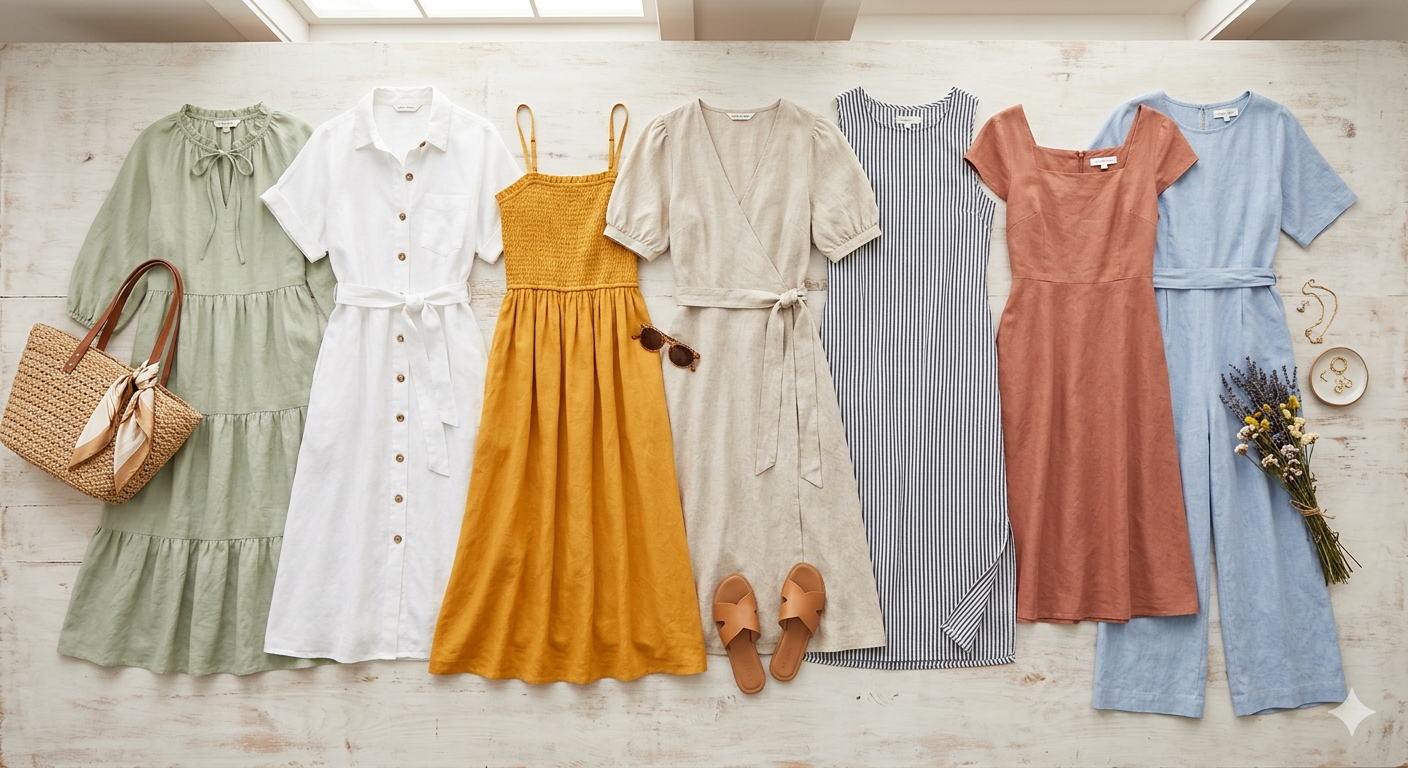 Women's Summer Linen Dresses