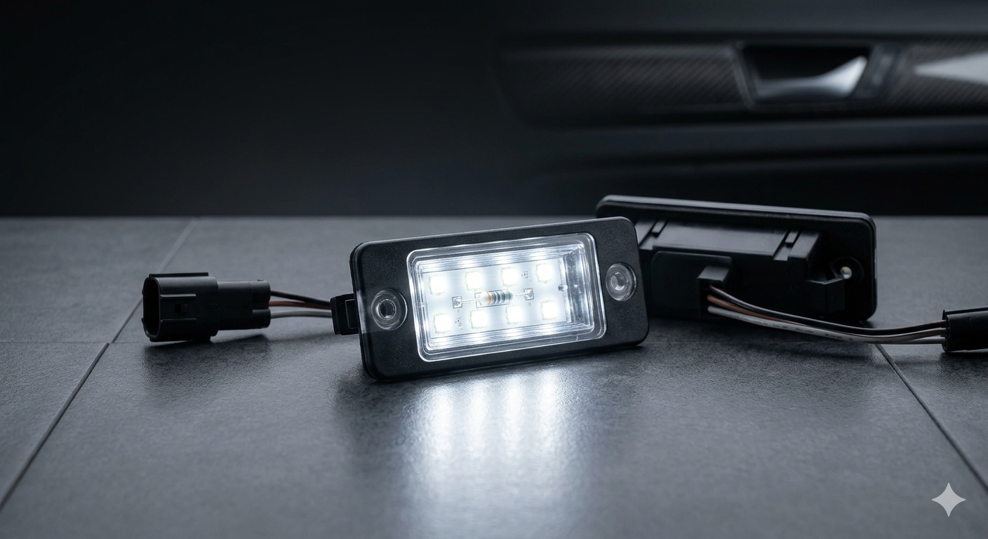 LED Number Plate Light Compatible with Golf 7 6 5 4