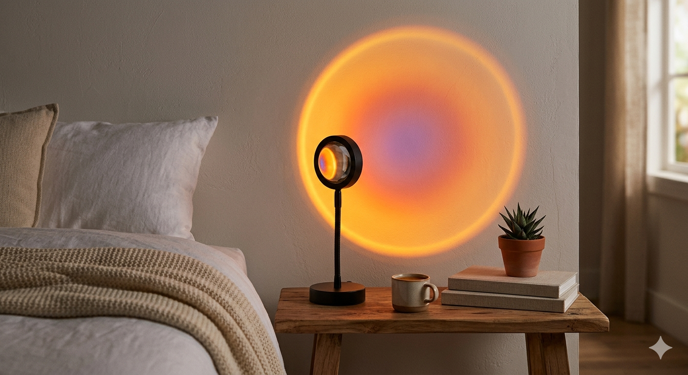 Sunset Lamp Projection