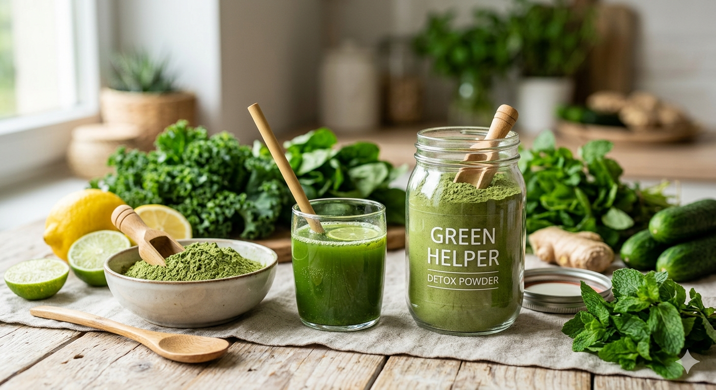 green helper detox powder