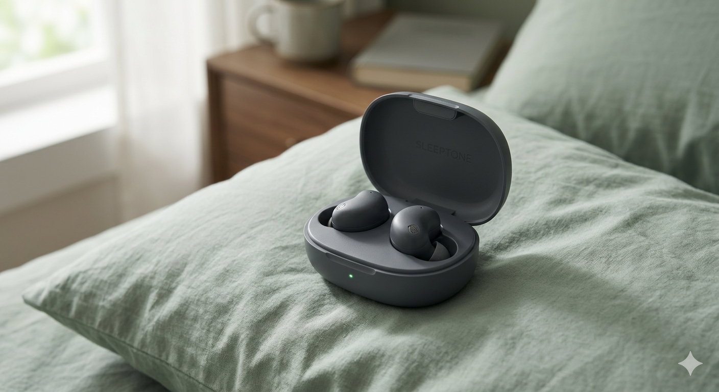 ANC Sleep Earbuds for Side Sleepers – Mini Invisible
