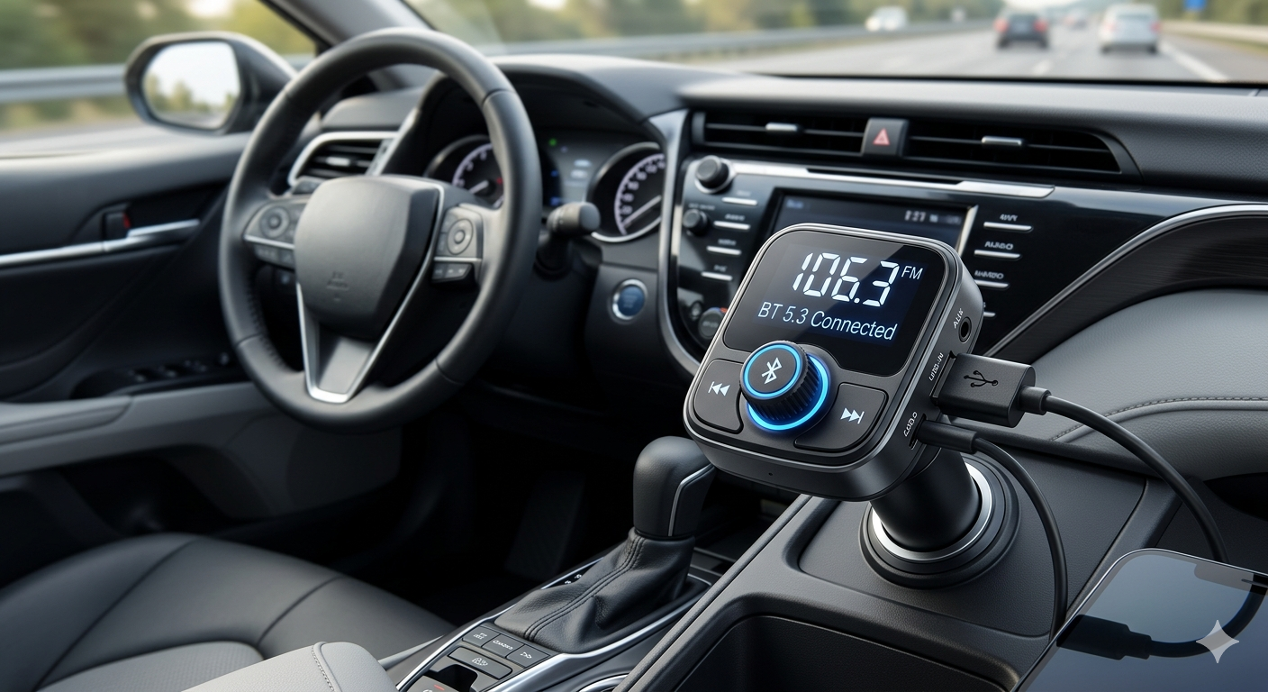 Bluetooth 5.3 FM Transmitter for Car,