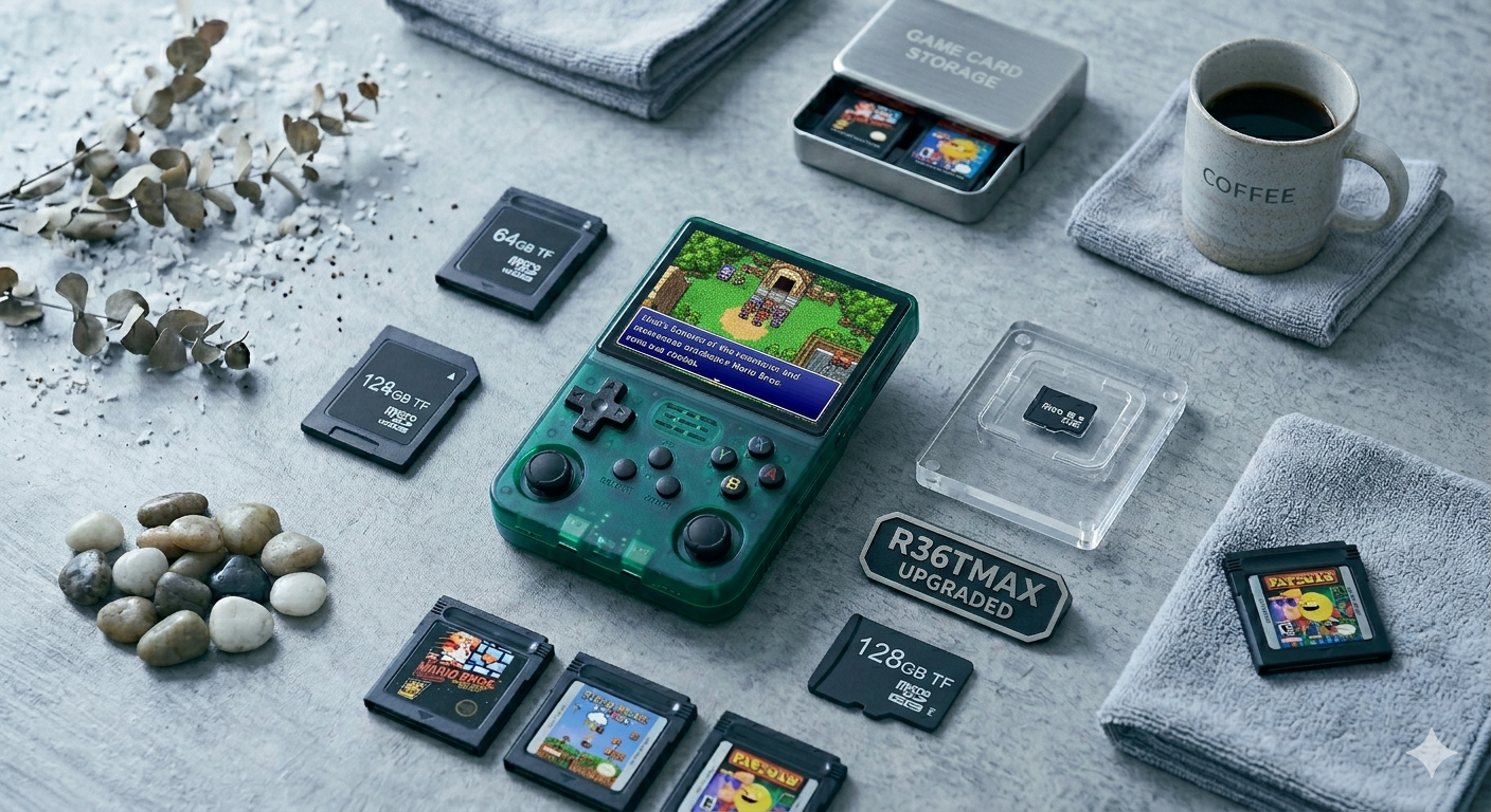 R36TMAX Upgraded Retro Handheld Game Console