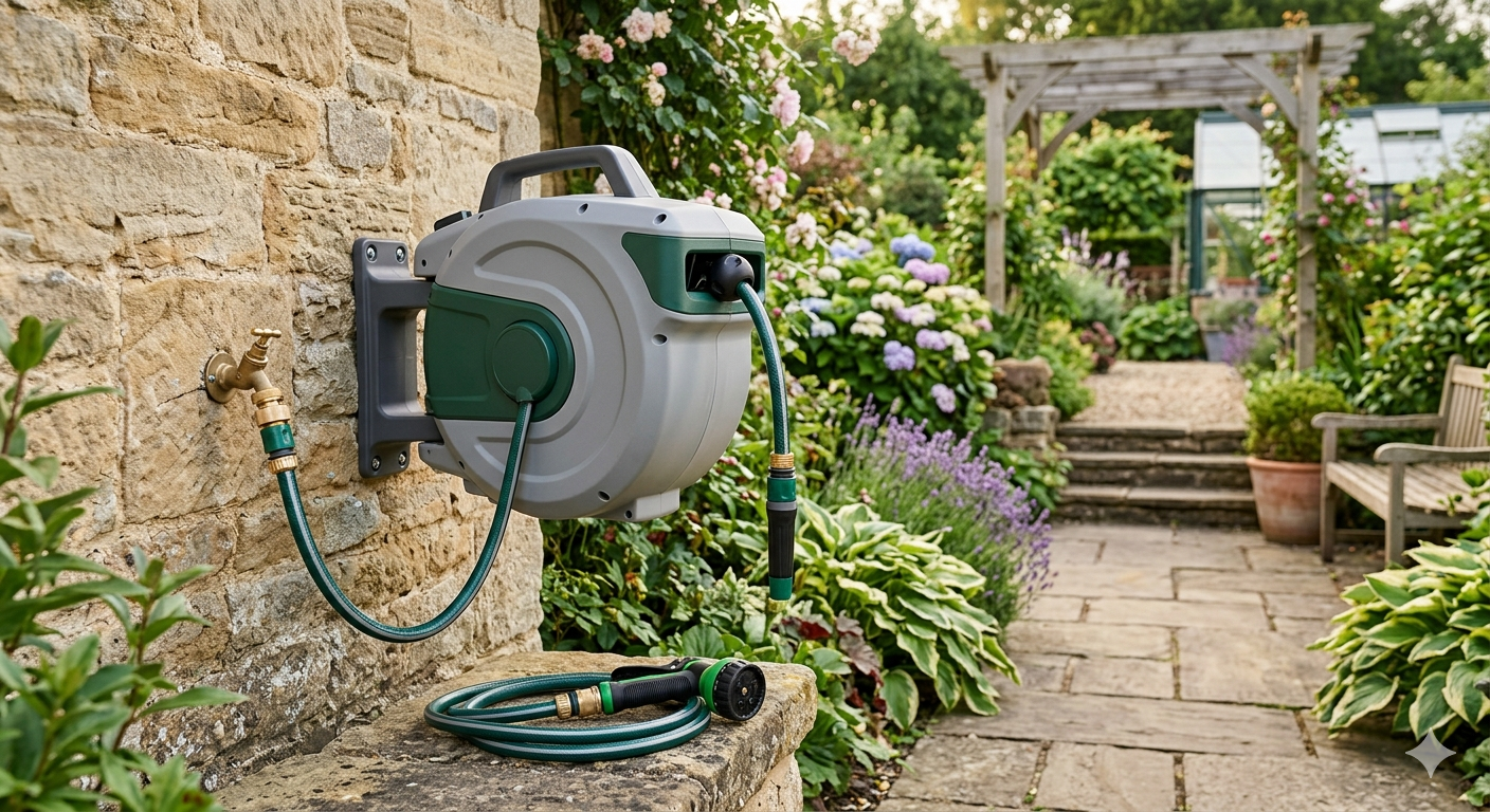 Retractable Garden Hose Reel