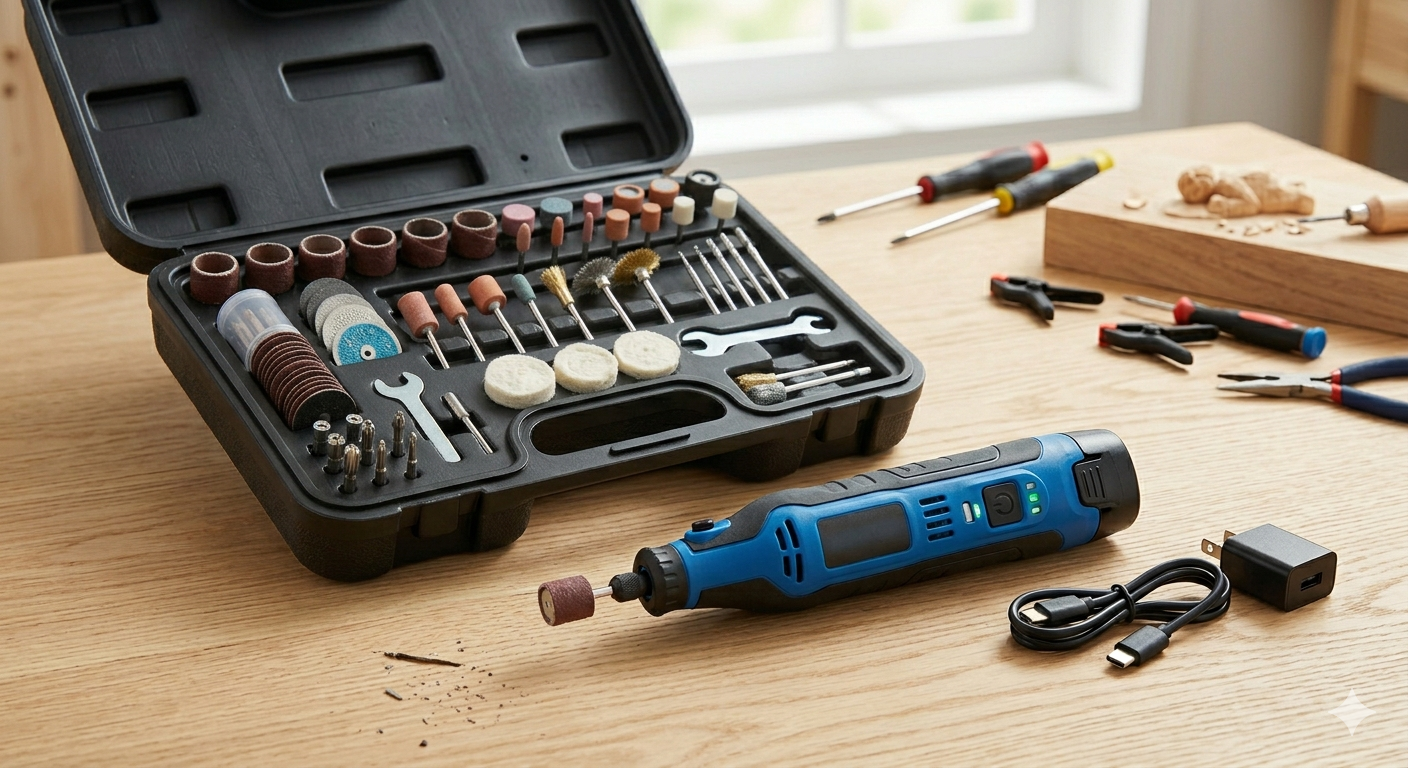 Mini Cordless Rotary Tool Kit