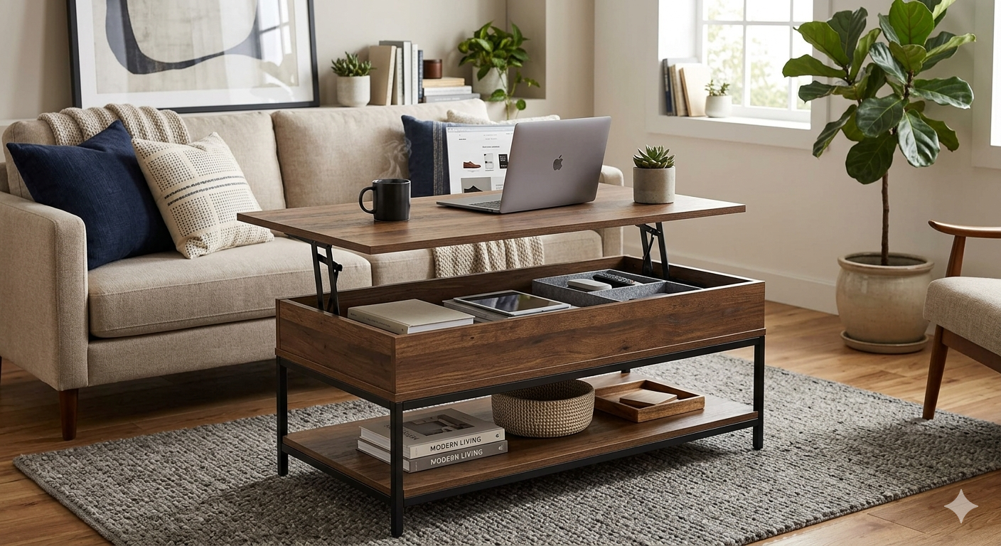 40" Smart Lift Top Coffee Table for Living Room