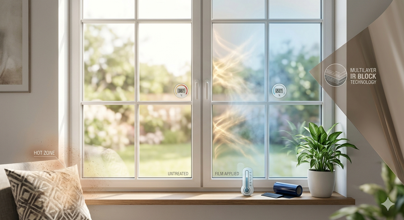 Heat Protection Film Window