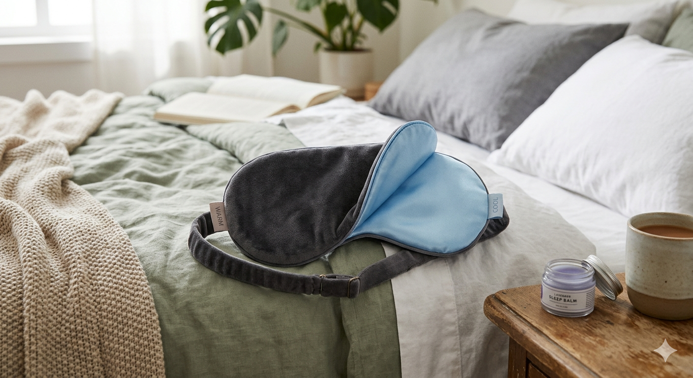 Reversible Warm & Cool Sleep Mask Wrap-Around