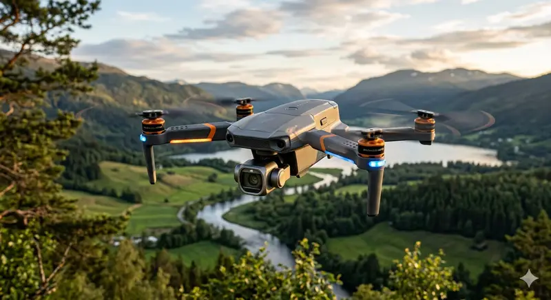 Drones with EIS Camera
