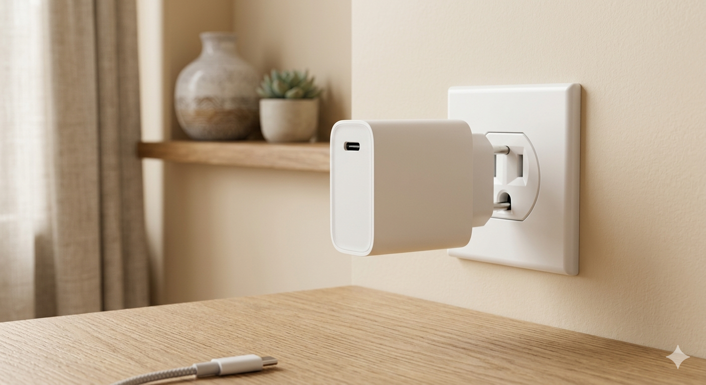 USB-C Power Adapter Wall Charger Plug Type C Charging Adapter