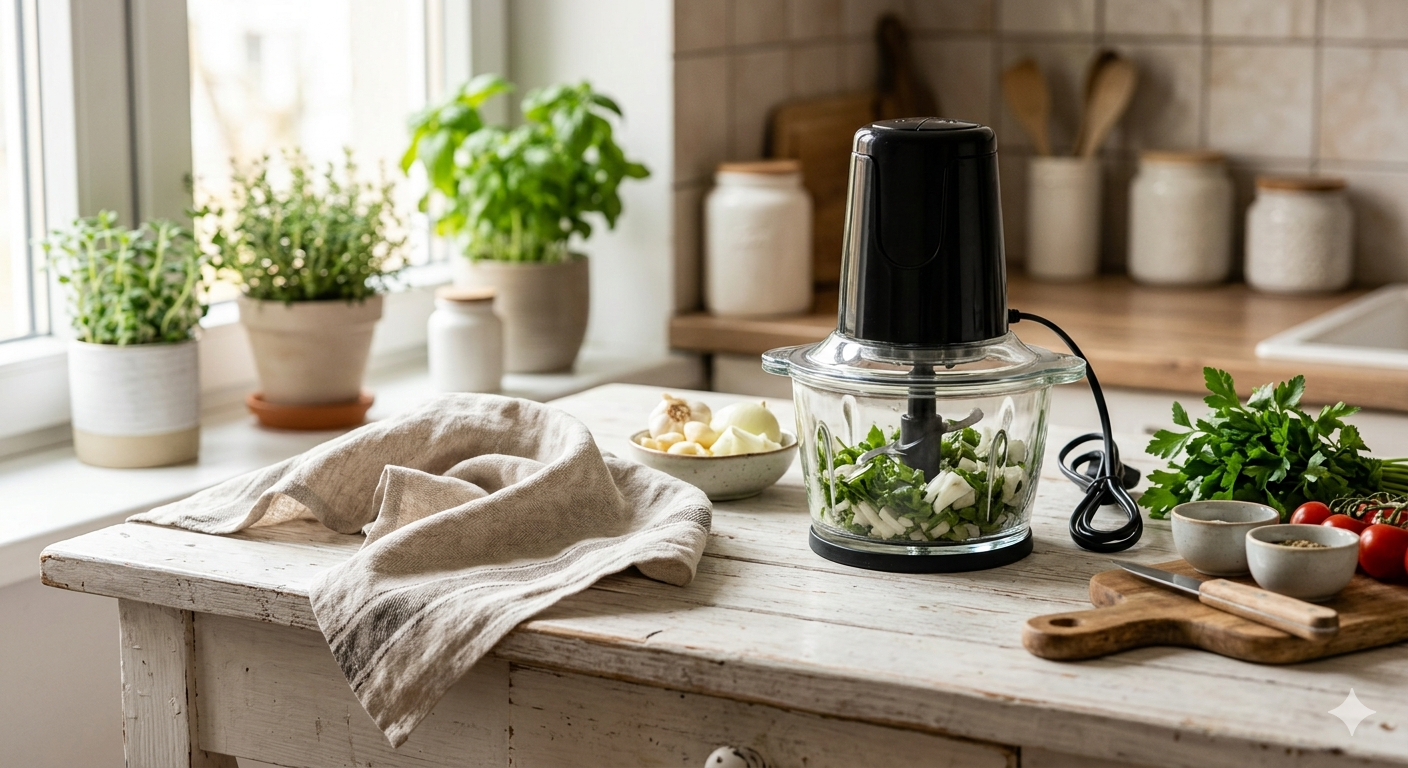 Electric Food Chopper towel