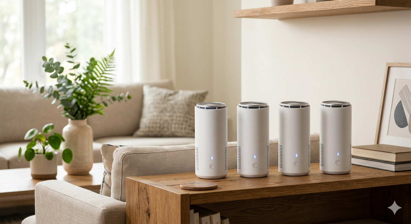 Air Ionizers for Home 4-Pack