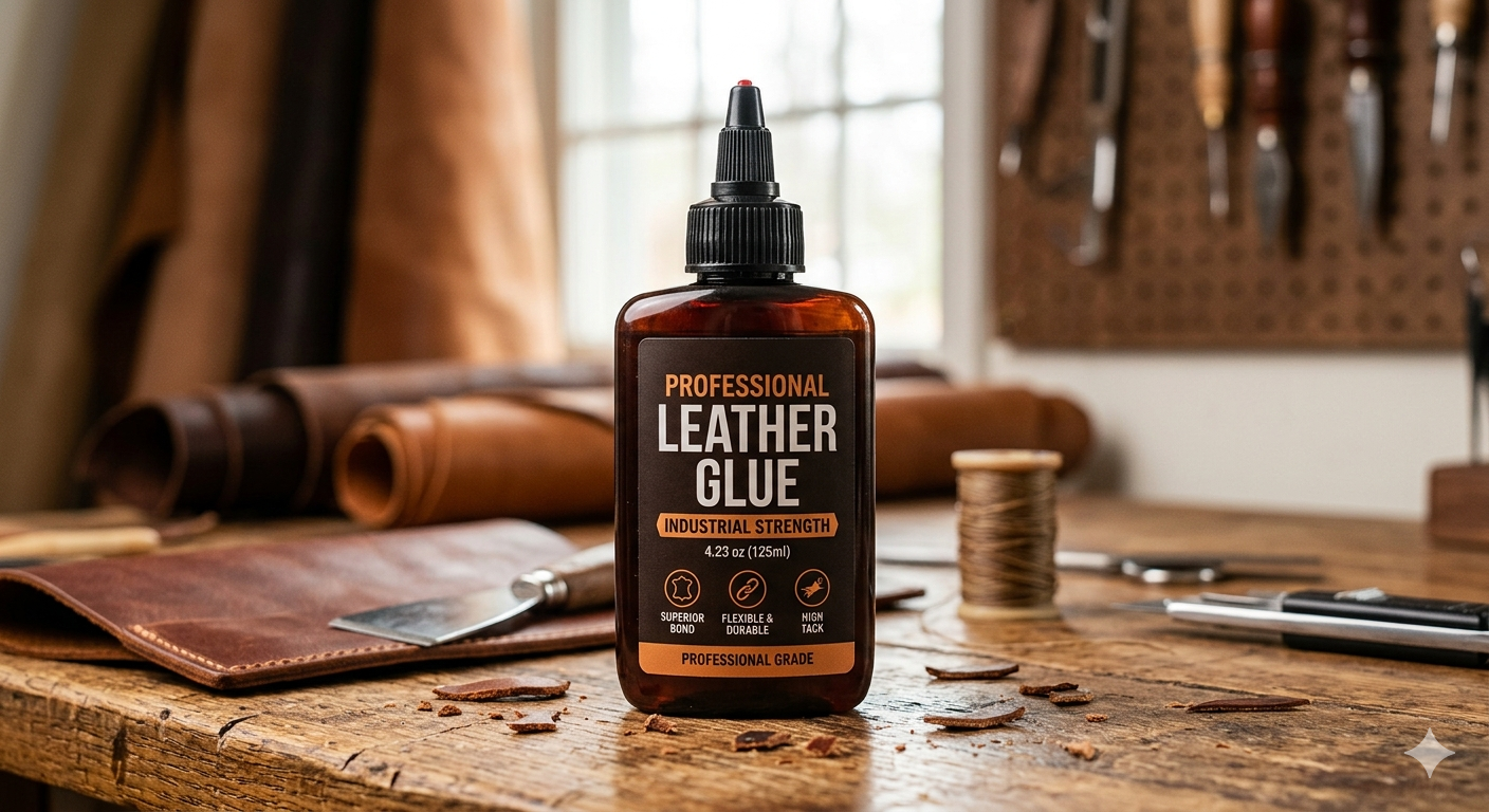 Professional Leather Glue Adhesive -4.23 oz Industrial Strength
