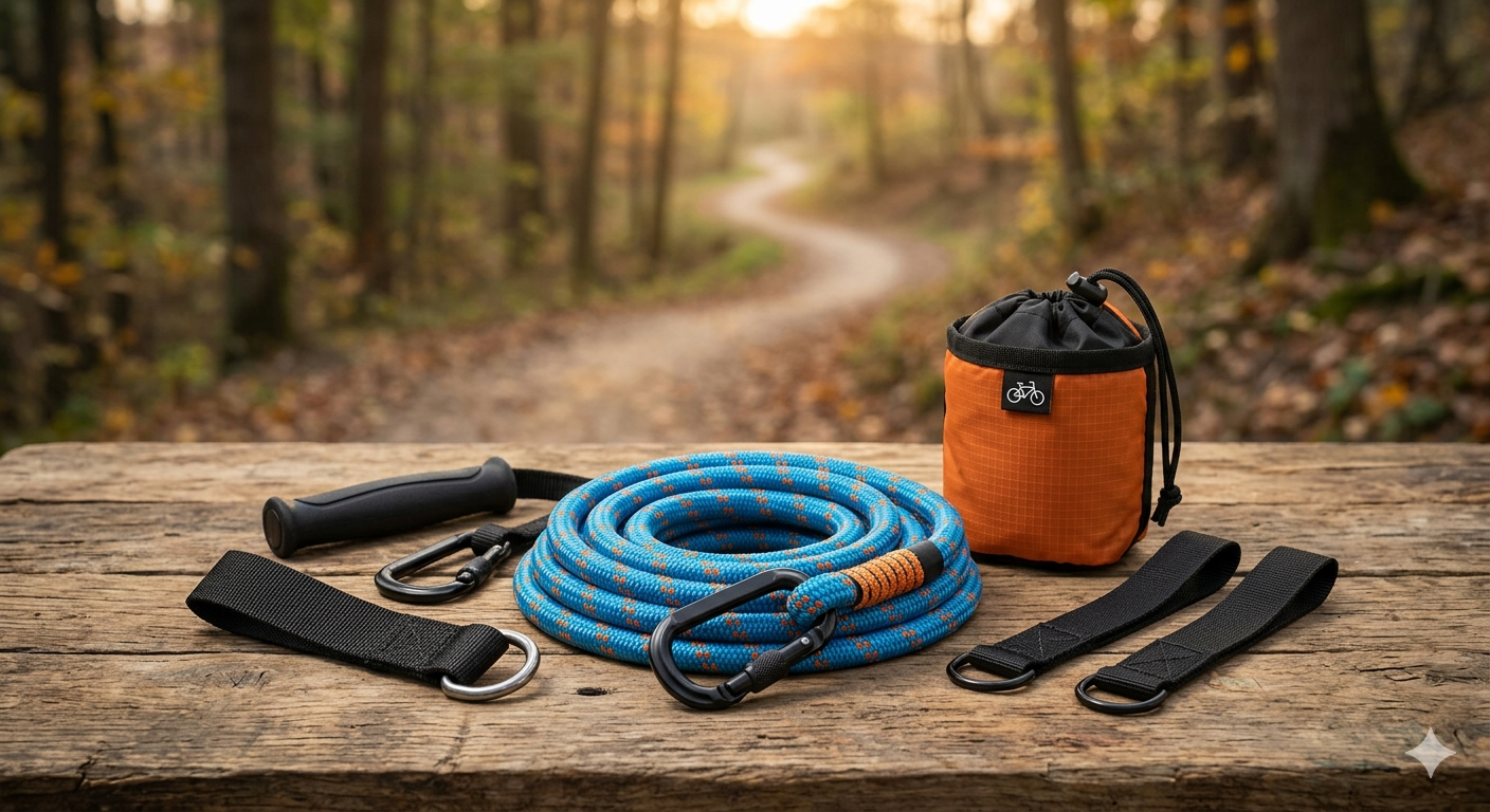 Portable Bicycle Tow Rope Children
