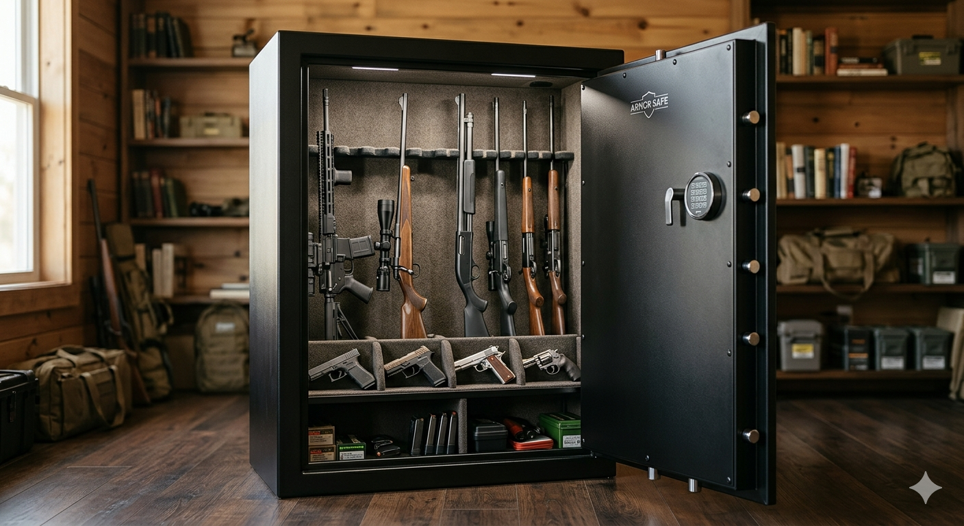 Gun Safe for Rifles and Pistols