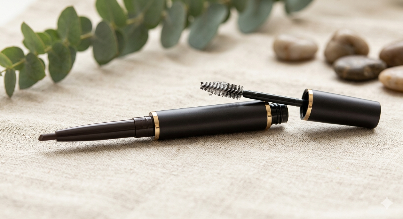 2-in-1 Eyebrow Kit - Retractable Eyebrow Pencil and Styling Gel
