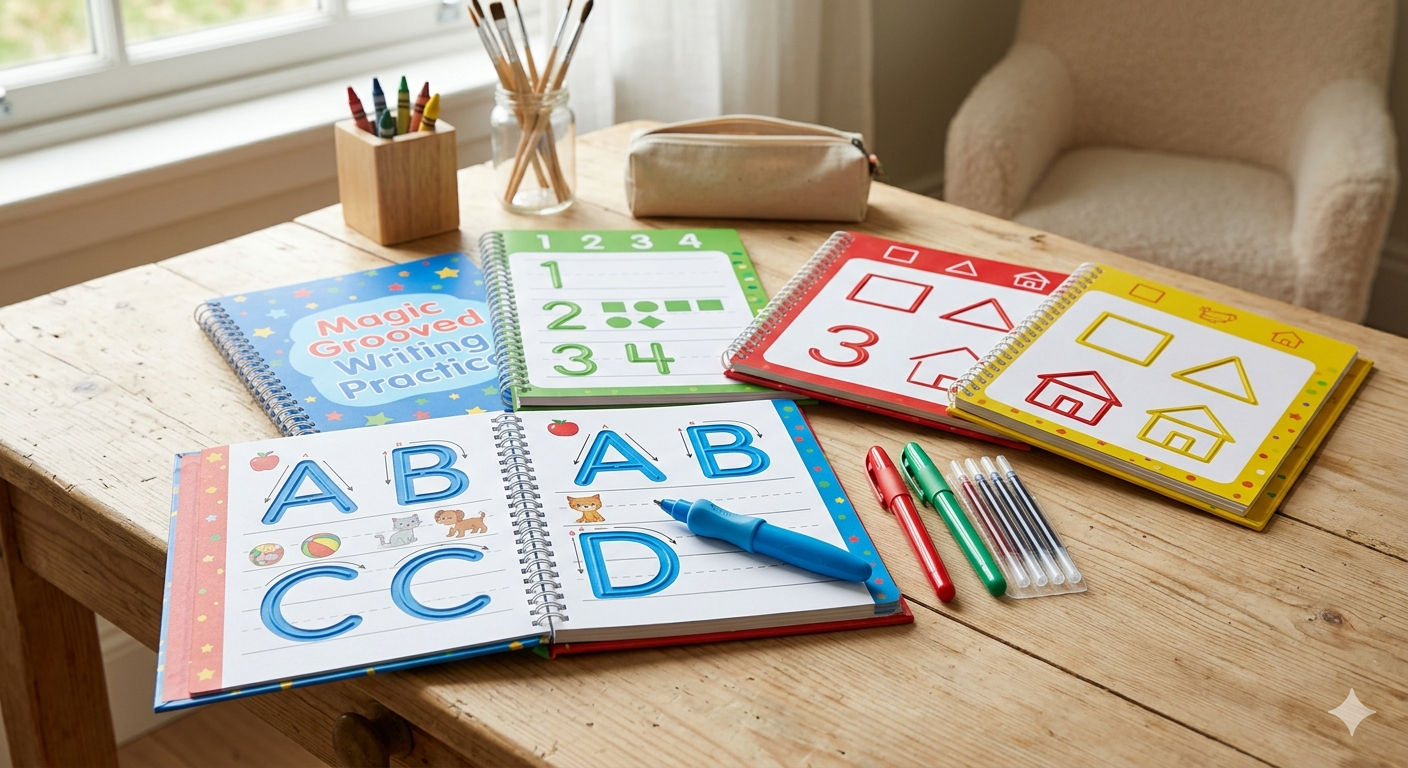 Magic Grooved Writing Practice for Kids