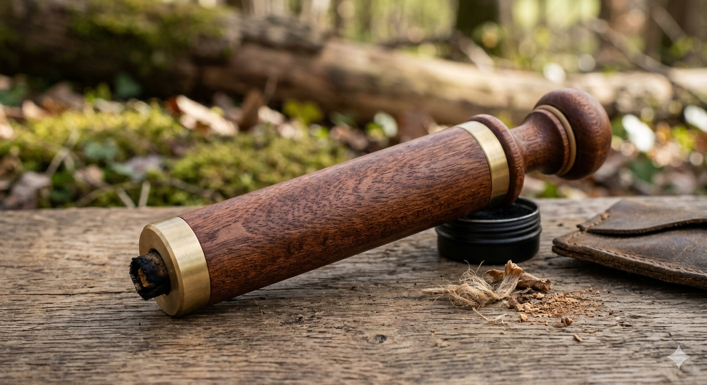Sapele Wood Fire Piston