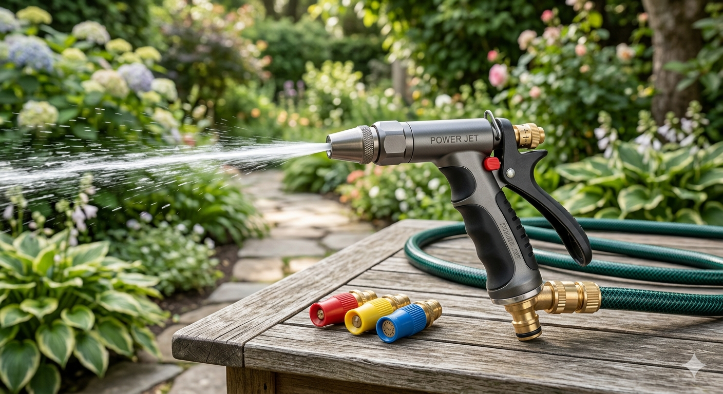 Power Jet High Pressure Gun for Garden Hose