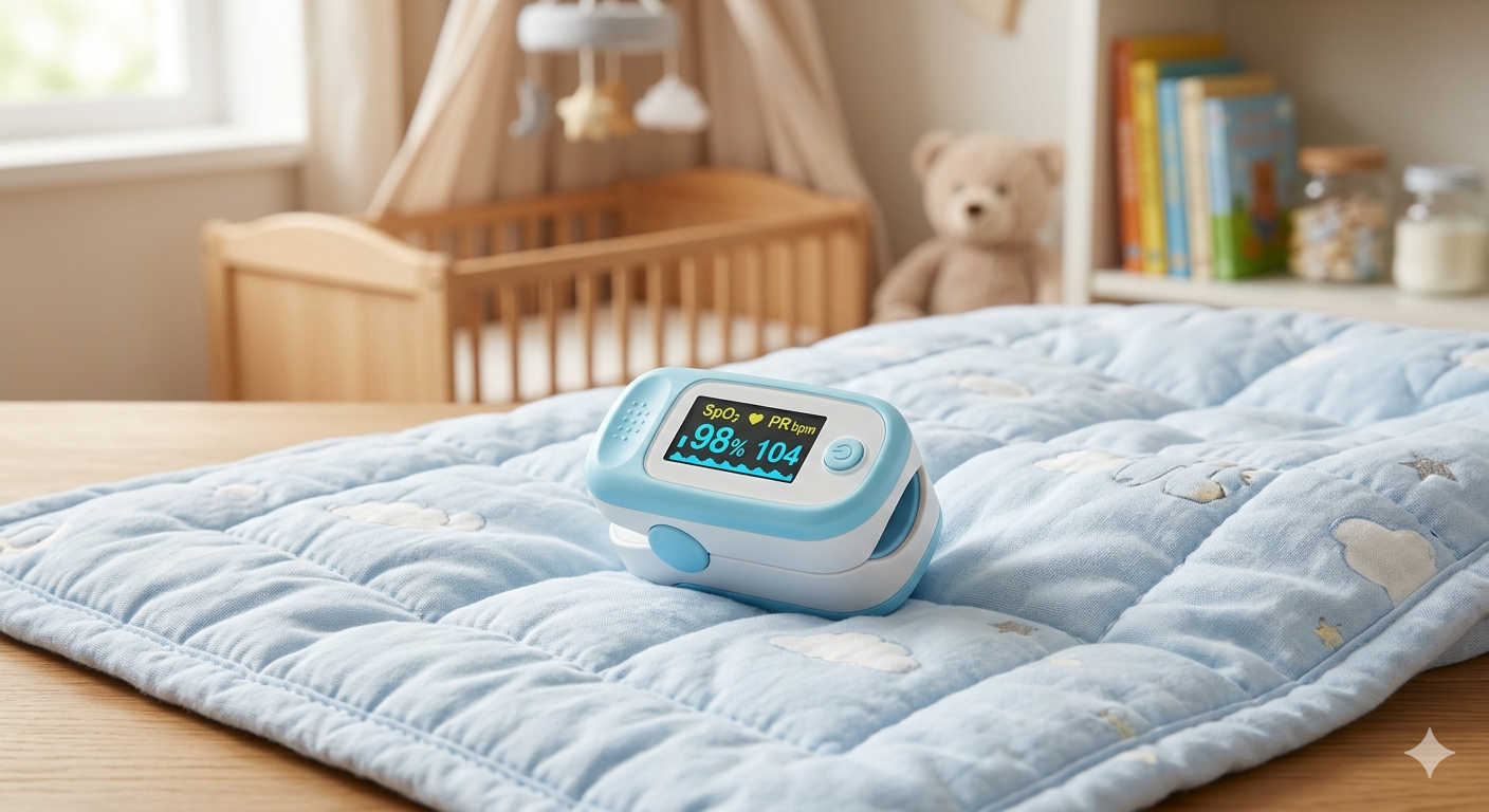 Pediatric Pulse Oximeter for Children and Babies