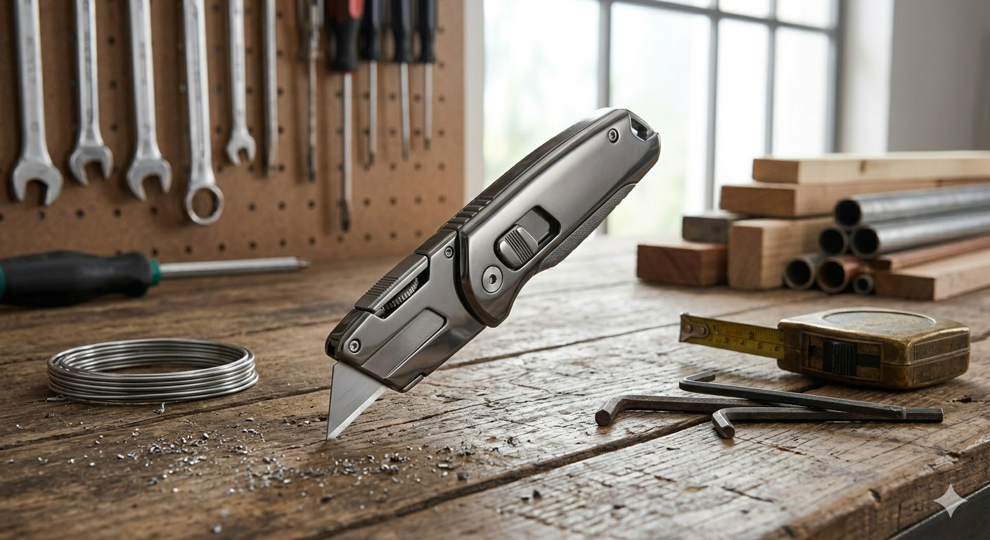 Utility Knife All Metal Box Cutter