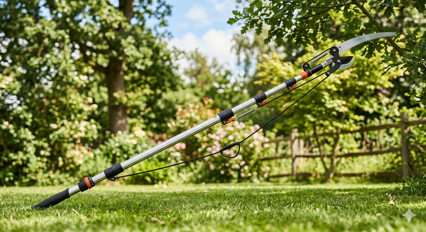 6m pole pruner with telescopic handle