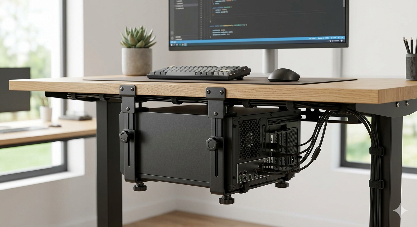 PUTORSEN PC Holder Under Desk