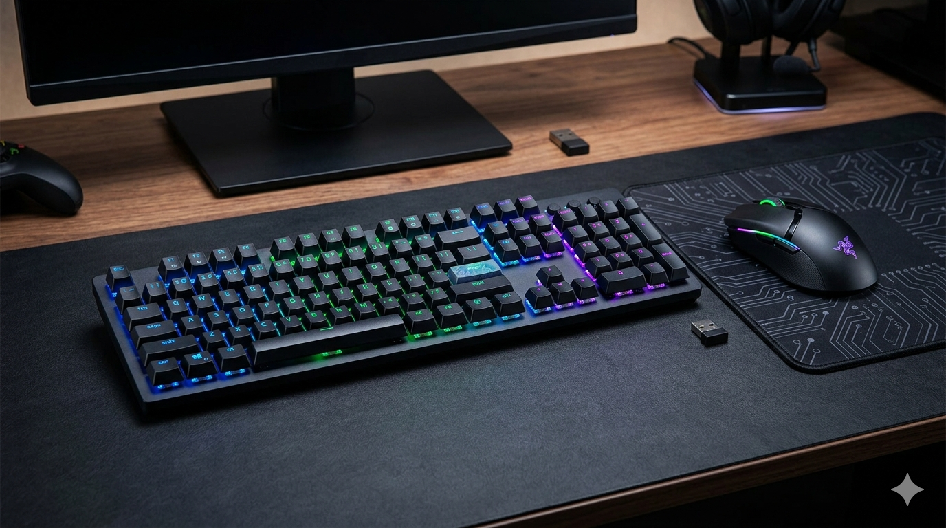 Wireless Gaming Keyboard and Mouse Combo
