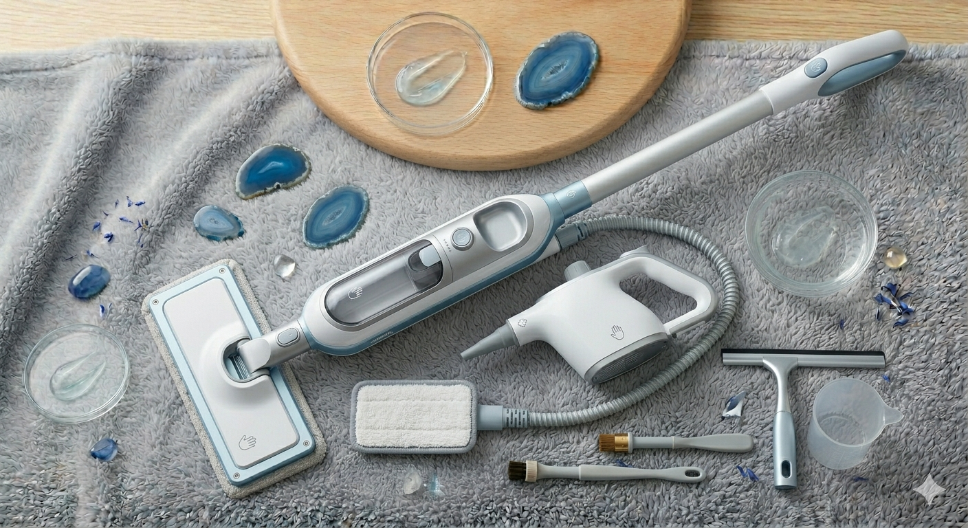 PUREBEAR 2 in 1 Steam Mop with Hand Steam Cleaner
