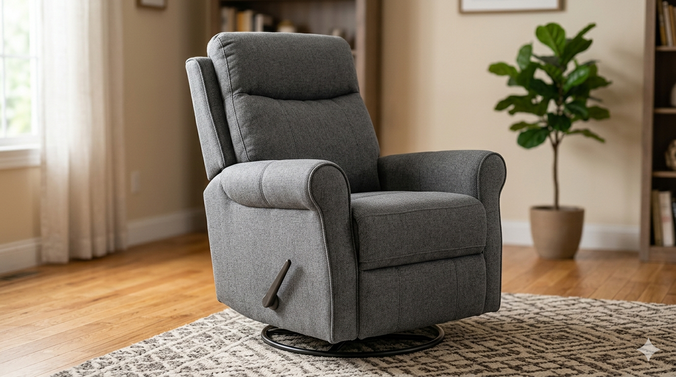 360° Swivel Rocker Recliner for Adults