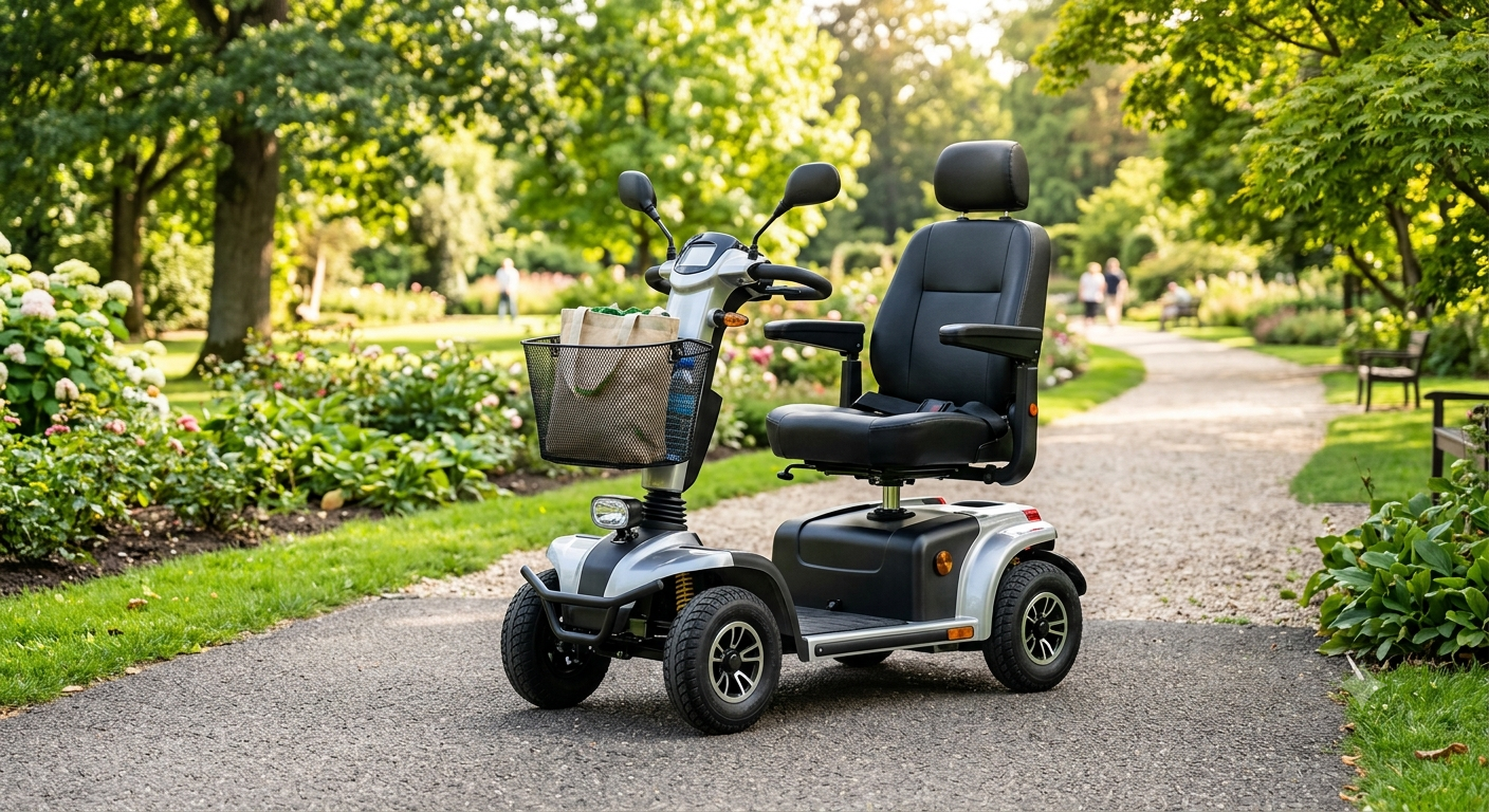 4 Wheel Electric Mobility Scooter for Adults and Seniors