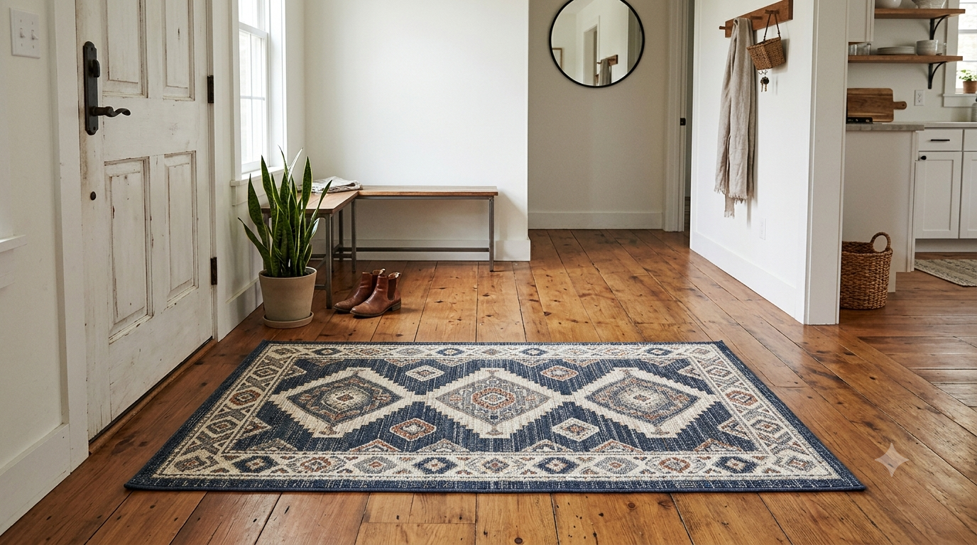 Washable 3x5 Entry Rugs for Entryway Kitchen Bathroom Door Mat Indoor Entrance