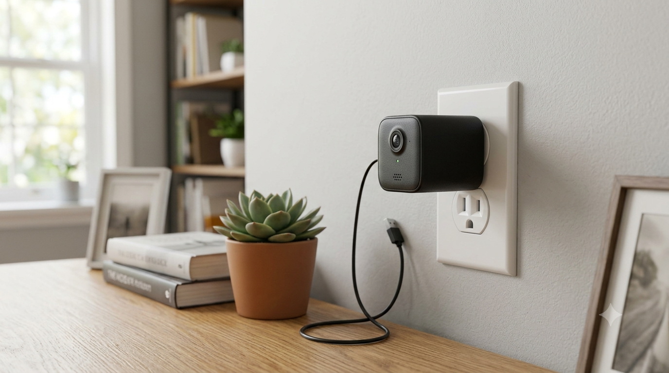 4K WiFi Security Camera Charger