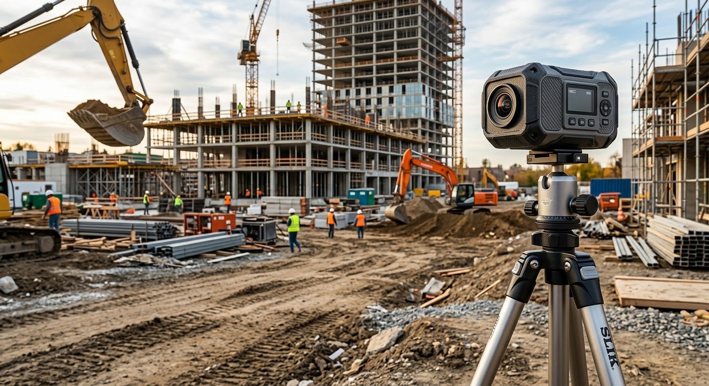 Time Lapse Camera 1296P 48MP Construction Site Camera