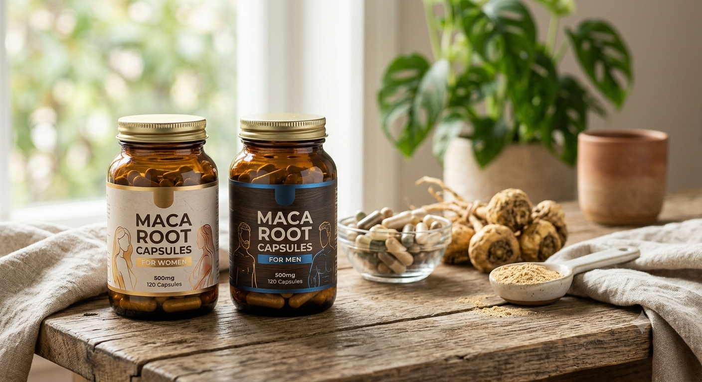 Maca Root Capsules for Women & Men