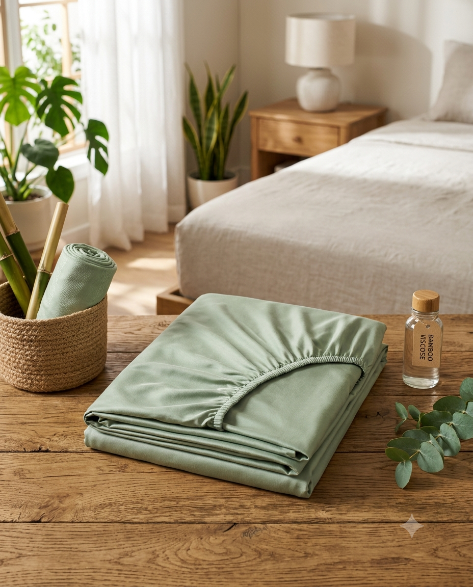 160 x 200cm Bedding Sheet Set 100% Egyptian Long-Staple Cotton – Pillowcases & Flat Sheet Not Included