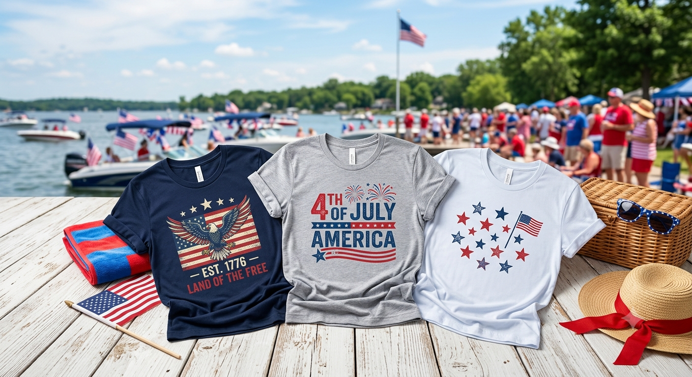 4th of July Shirts Women
