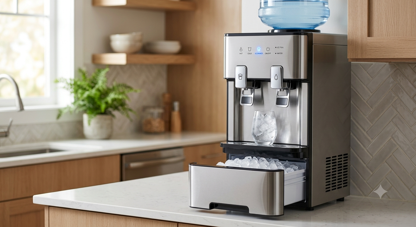 Water Dispenser with Ice Maker