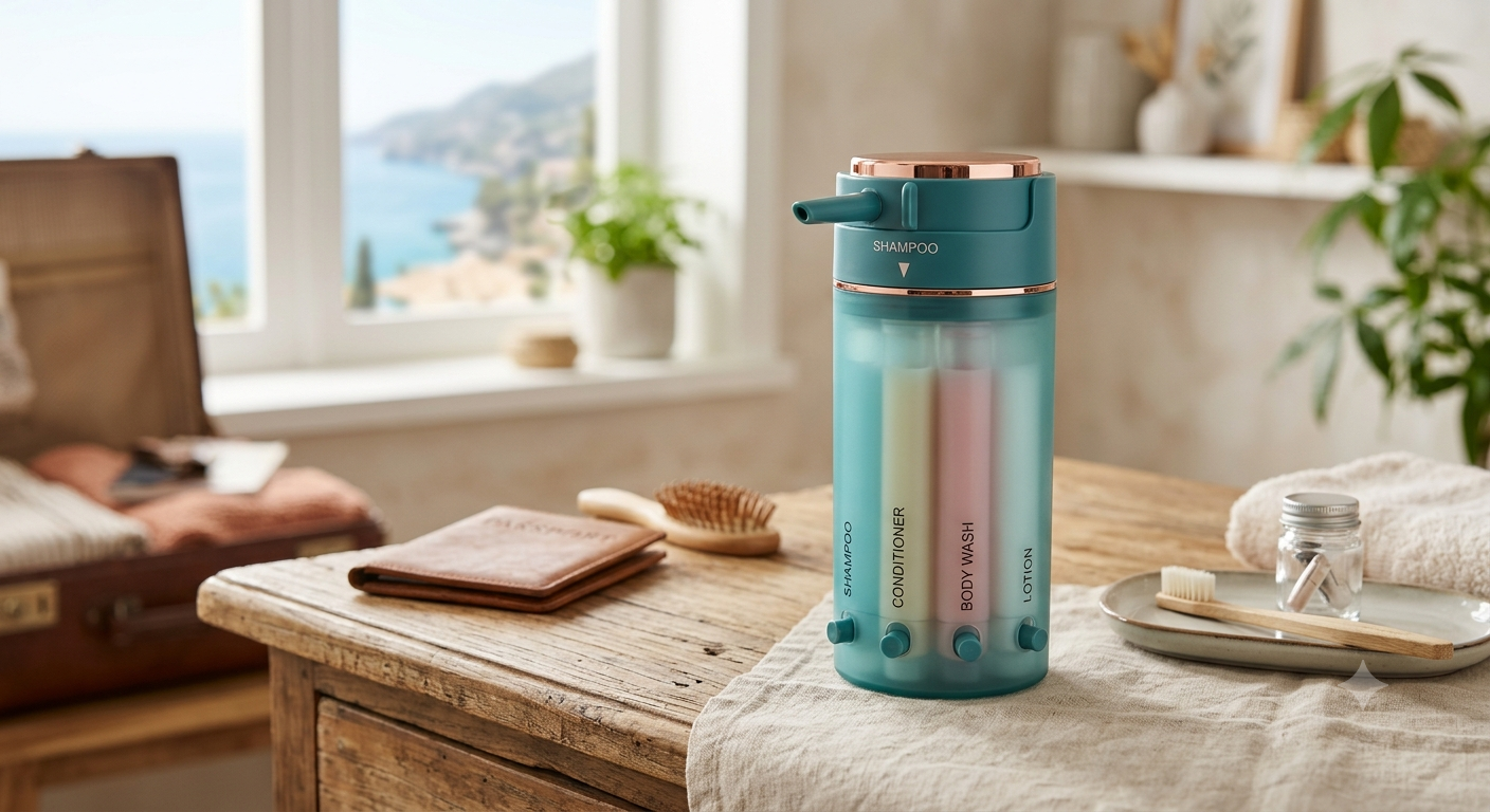 4 in 1 Travel Dispenser Bottle