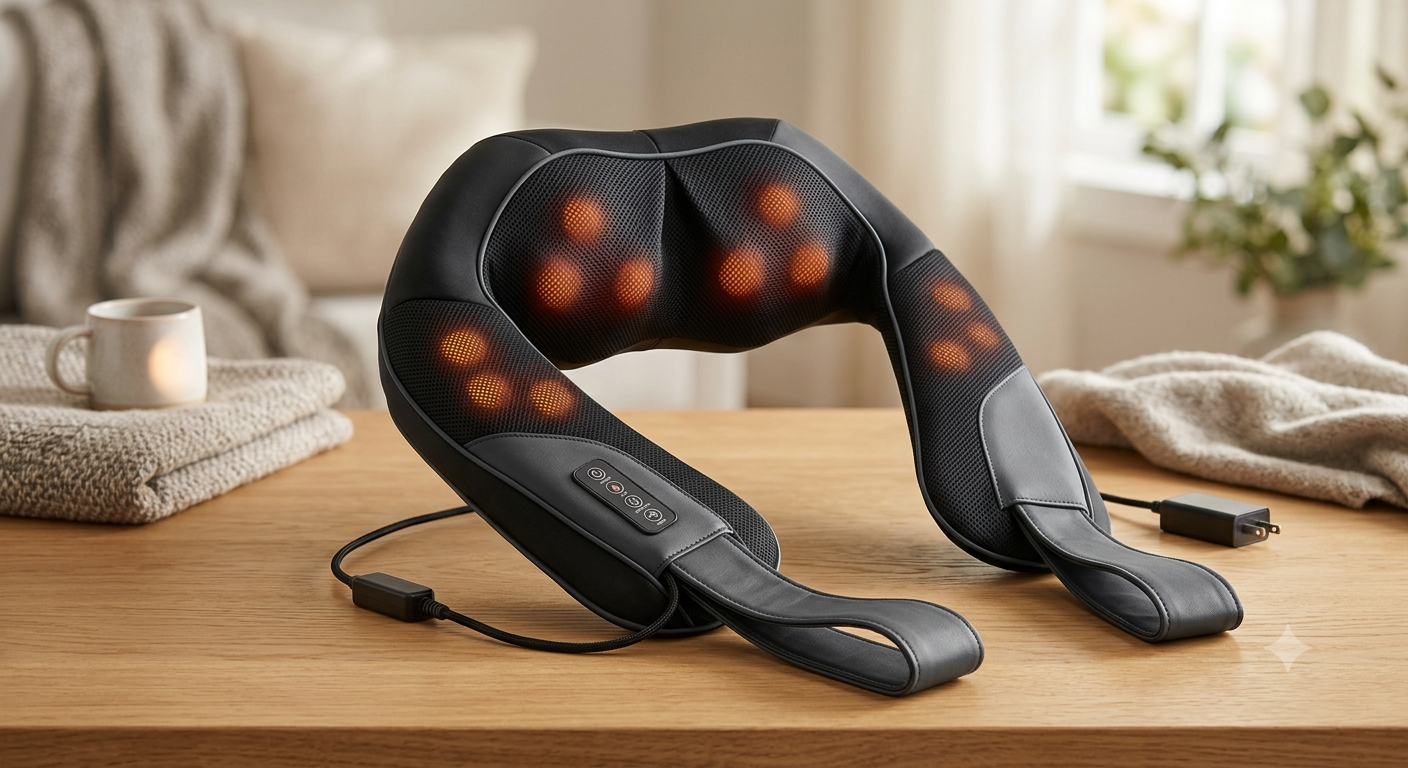Neck and Back Massager with Heat