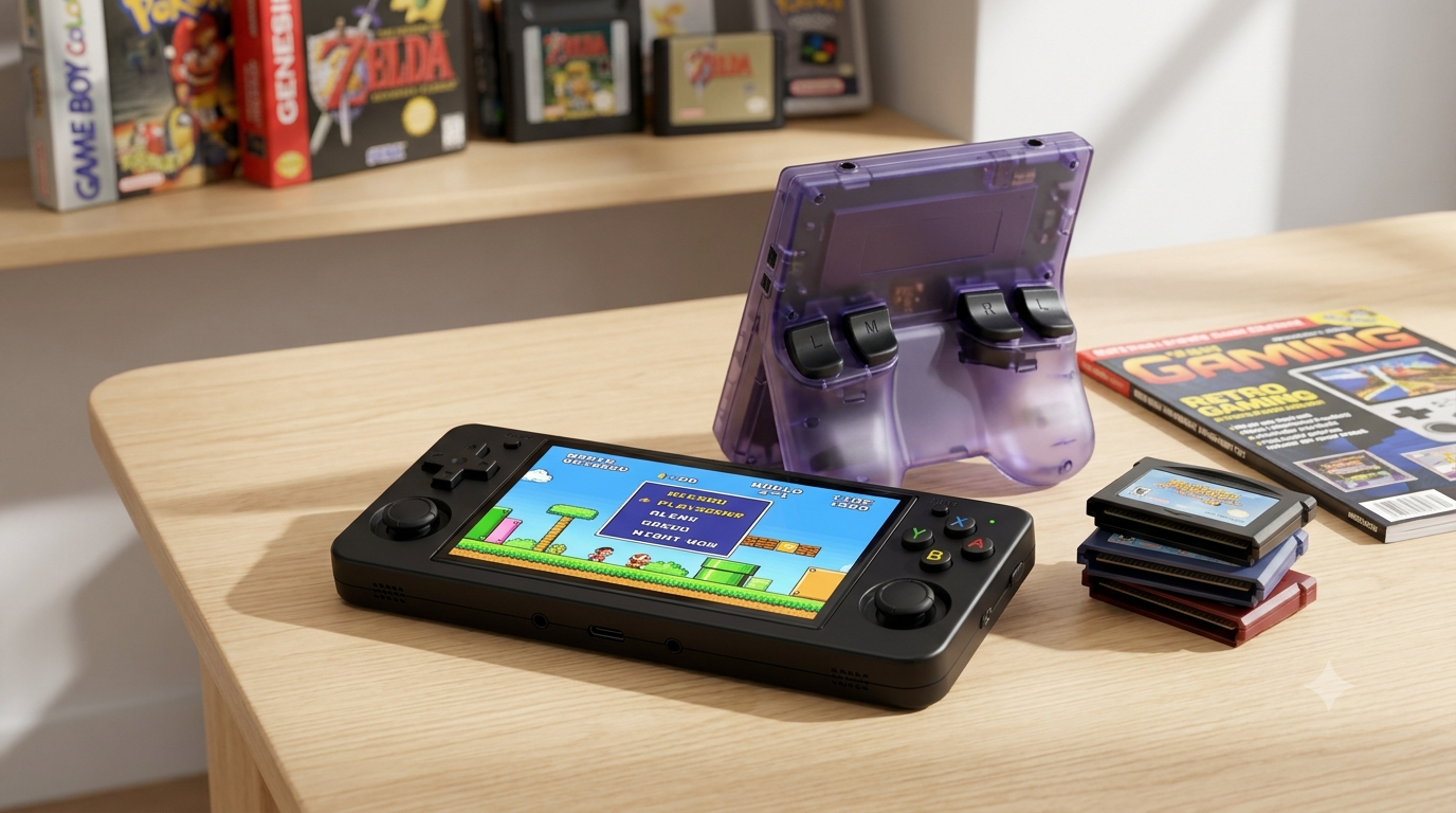 R36MAX Retro Handheld Game Console