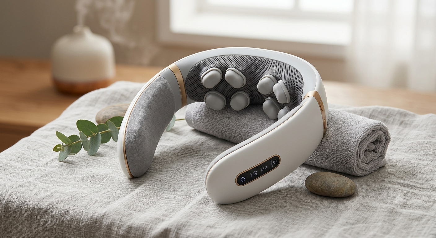 4D Neck Massager Wireless, Neck and Cervical Massage