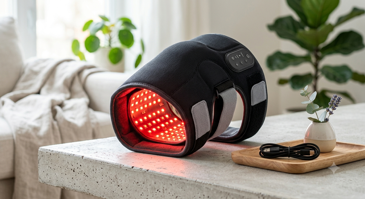 Red Light Therapy Knee Massager 660nm & 850nm